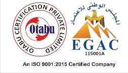 Otabu, EGAC – ISO 9001:2015 Certified Company
